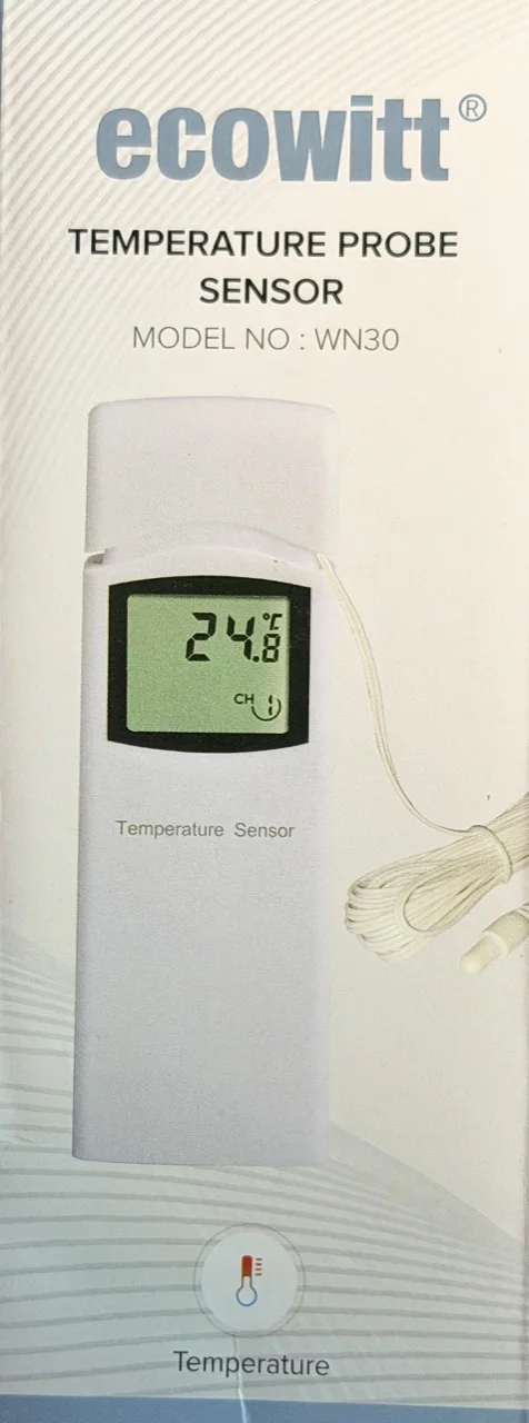 Lake Christopher Live's Ecowitt WN30 temperature probe sensor box